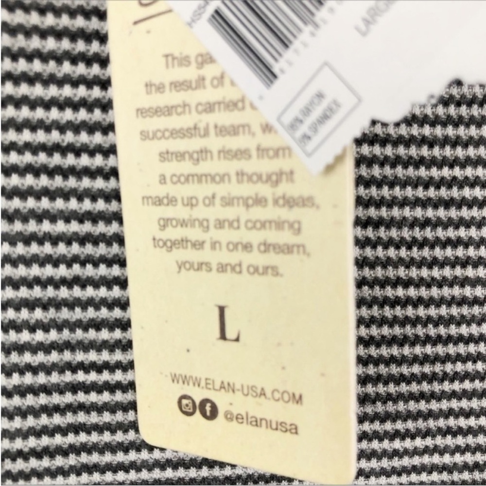 Elan Striped Front Tie Tunic Dress - Picture 7 of 7